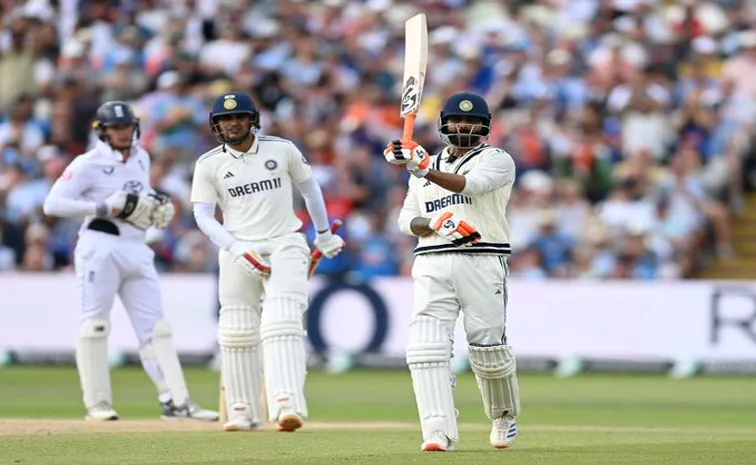 ENG VS IND 4TH TEST DAY 5: RAVINDRA JADEJA COMPLETED 1000 RUNS IN ENGLAND IN TESTS1