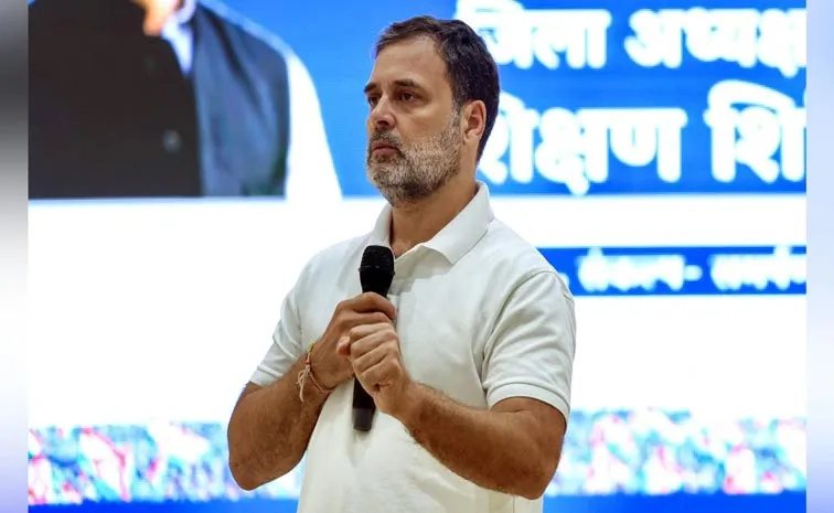 Rahul Gandhi blames biased umpire EC for poll defeats