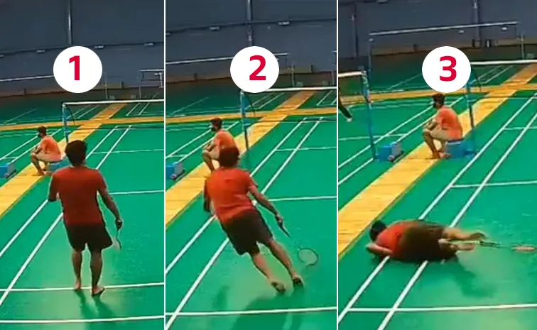 Young Man Collapsed While Playing Badminton Hyderabad Nagole