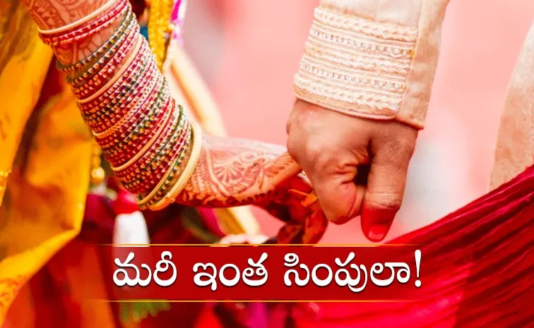 Simple wedding budget is less than your yearly OTT subscription