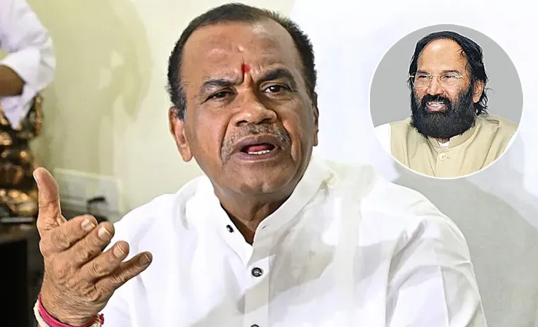 Minister Komatireddy Venkat Reddy Angry On Uttam Kumar Reddy