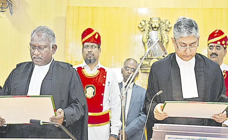 Justice Battu Devanand takes oath as Andhra Pradesh High Court Judge