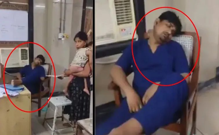 Foot On Table, Doctor Fast Asleep In Front Of AC. Patient Bleeds To Death1