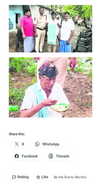 మానవత్వం చాటుకున్న కానిస్టేబుల్‌