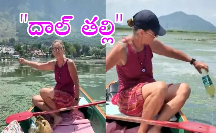 69 Year Old Dutch Woman Who's Been Cleaning Kashmirs Dal Lake