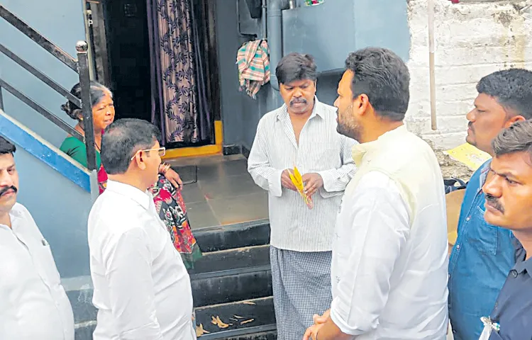 Minister TG Bharath and MP Nagaraju visited Kurnool