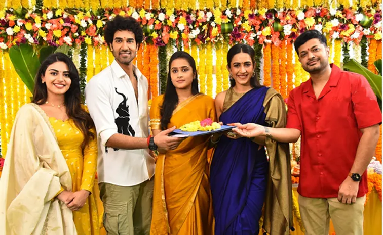 Niharika Konidela New Film with Sangeeth Shobhan Launched with Pooja Ceremony2