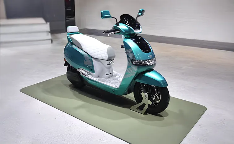 TVS electric scooter with the new iQube variant4