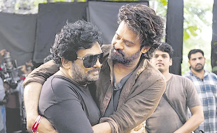 Puri Jagannath and Charmi visits the sets of The Raja Saab