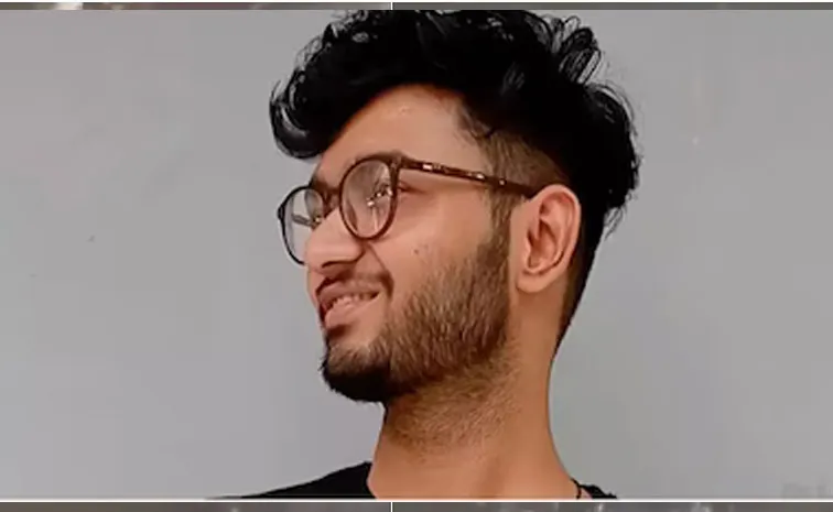 Young Inhaling Helium Gas in Delhi