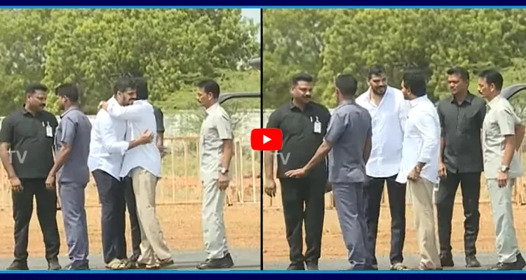 అనిల్ కుమార్ కు వైఎస్ జగన్ ఆత్మీయ ఆలింగనం