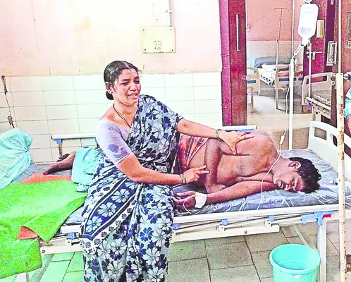 బడ్డీకొట్టు తొలగించేందుకు టీడీపీ నేత కుట్ర