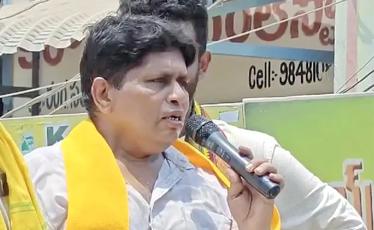 TDP MLA MS Raju Overaction: Film Actor Roller Raghu In Controversy