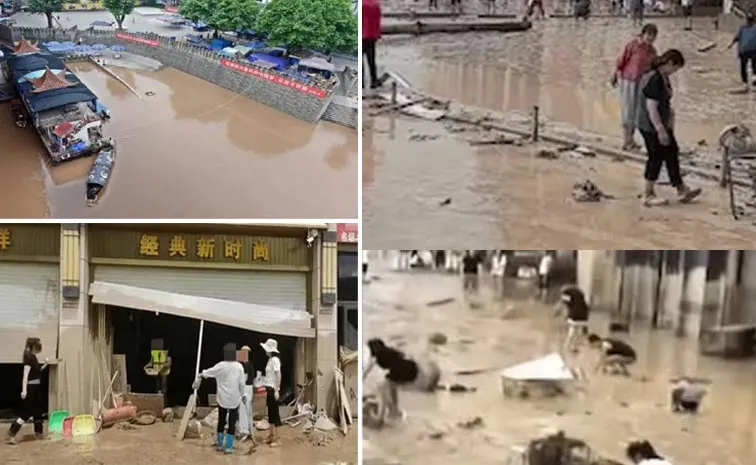 Locals In China Dig For 12 Crore Of Gold Washed Away In Flash Flood