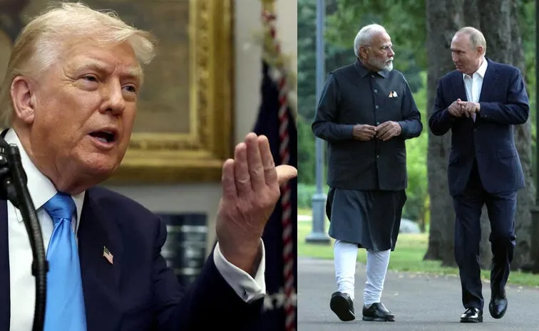 Donald Trump Sensational Comments on India Russia Bond
