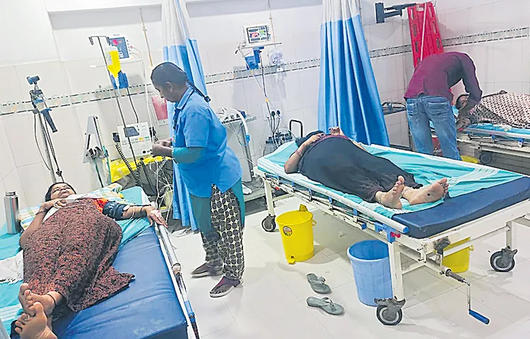 KGBV teachers fall ill with food poison