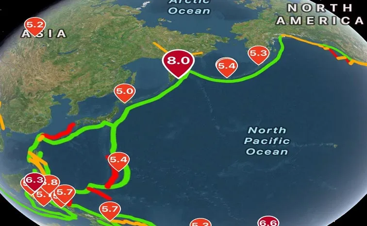 Russia Earthquake Epicentre Kamchatka Is In Pacific Ring Of Fire