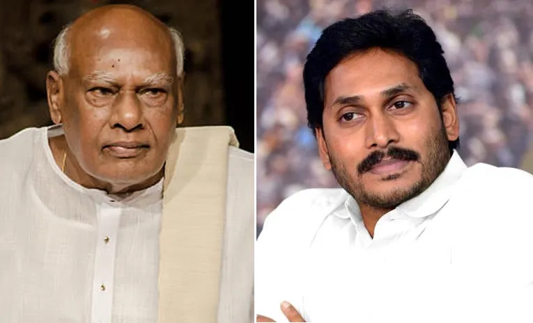 రోశయ్యకు వైఎస్ జగన్ నివాళి