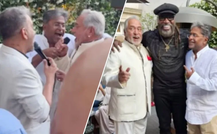 Lalit Modi Vijay Mallya singing together Video Viral