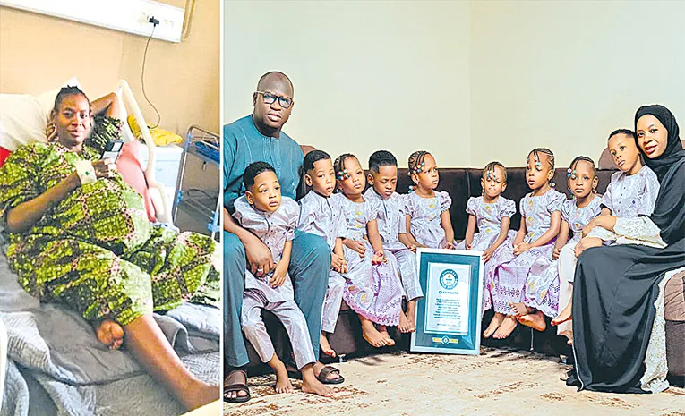 Happy fourth birthday to 9 children born in one delivery
