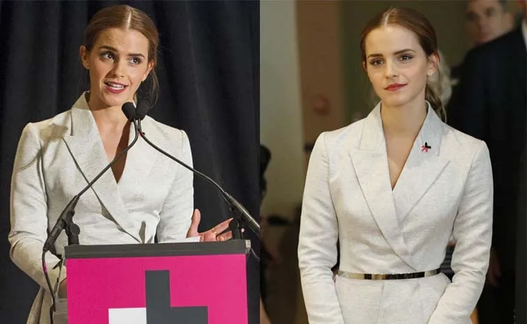 British actress and activist Emma Watson UN Women Goodwill Ambassador