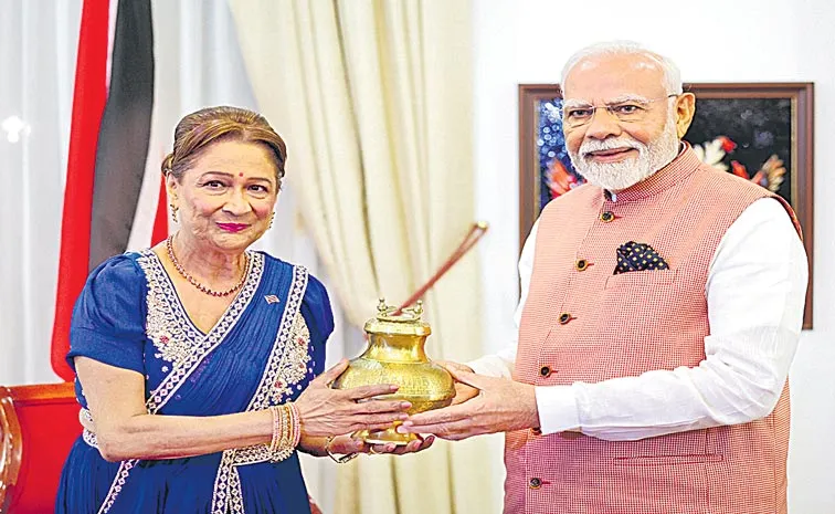 PM Modi Recalls Trinidad and Tobago PM Kamla Persad-Bissessar Ancestral Ties