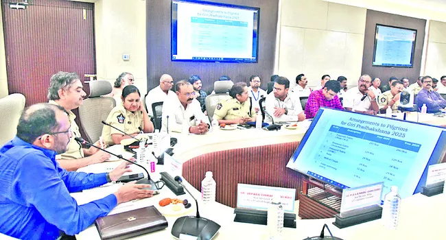గిరి ప్రదక్షిణకు పటిష్ట ఏర్పాట్లు