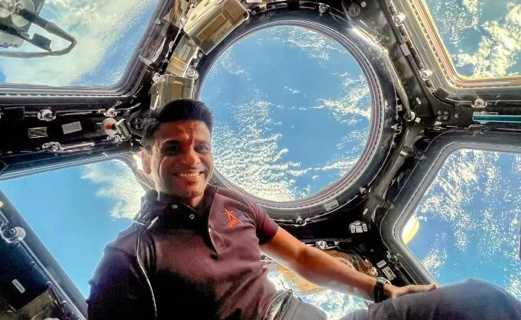 Indian Astronaut Shubhanshu Shukla Inside ISS Iconic Cupola Details