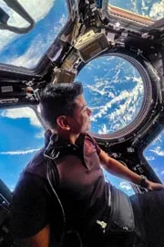 Indian Astronaut Shubhanshu Shukla Inside ISS Iconic Cupola Details2