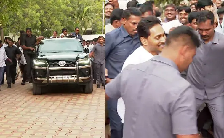 పులివెందులకు చేరుకున్న వైఎస్‌ జగన్‌