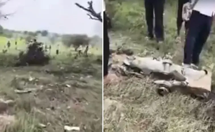 Air Force Fighter Jet Crashes In Rajasthan Churu