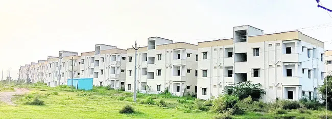  Double bedroom houses built in Rajiv Nagar, Mancherial city