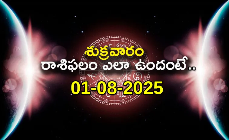 Rasi Phalalu: Daily Horoscope On 01-08-2025 In Telugu
