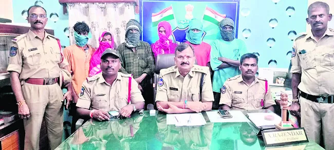 హత్య కేసులో ఆరుగురు అరెస్ట్