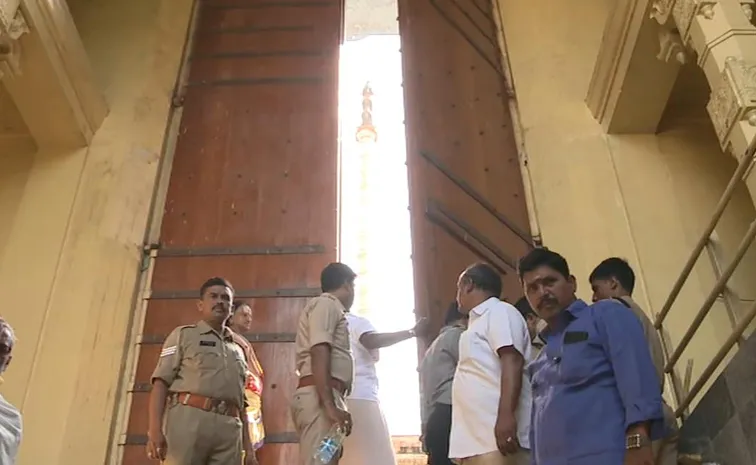 Inspection Of Ornaments Continues At Simhachalam Temple