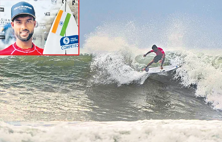 Ramesh qualifies for Asian Surfing Championship Open Mens Final