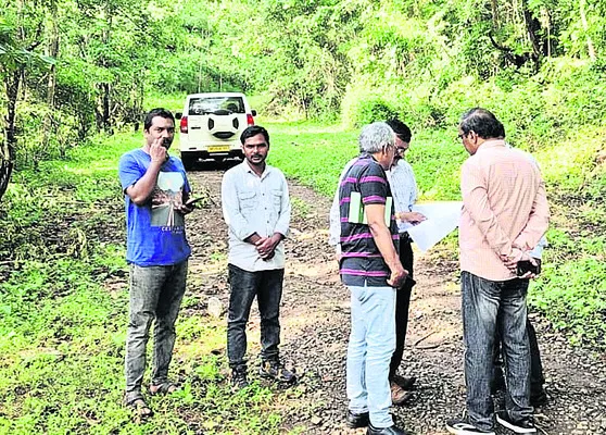 పంప్డ్‌ స్టోరేజీ ప్రాజెక్ట్‌ ప్రాంతం పరిశీలన 