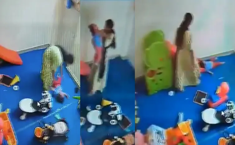 Noida day care center Video Viral In Social Media