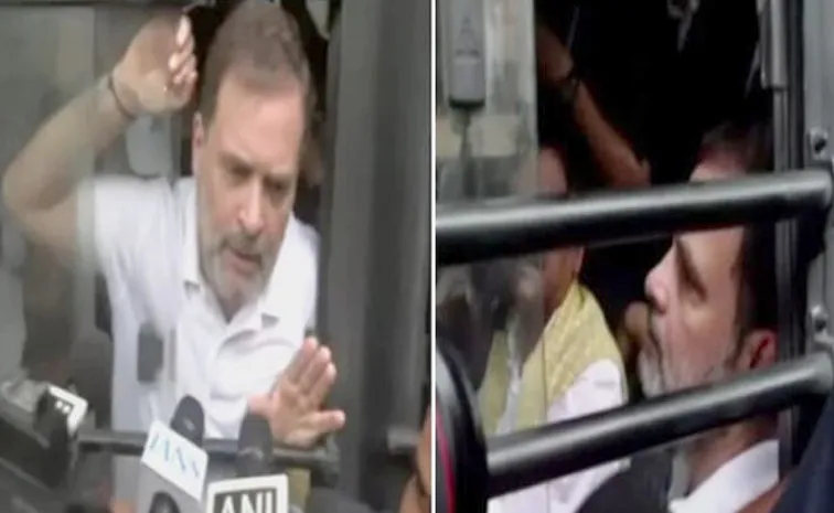 Rahul Gandhi Opposition Leaders Detained By Police