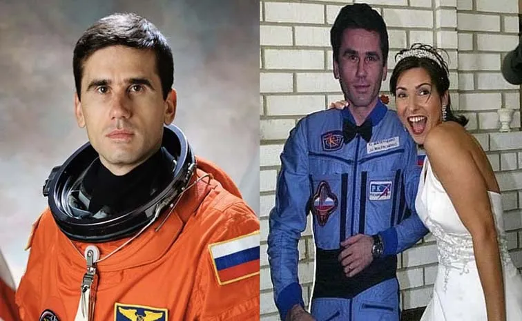 First space wedding: Russian cosmonaut married American girlfriend