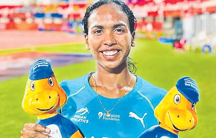 Nithya finishes third in World Athletics Continental Tour Bronze Level Meet