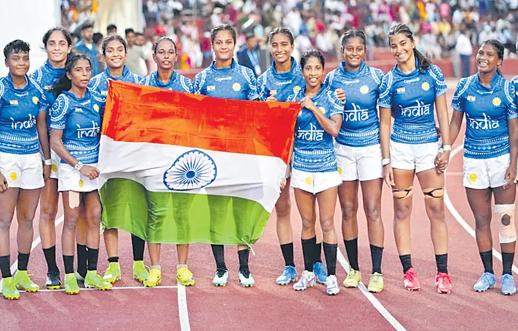 Indian womens rugby team wins bronze