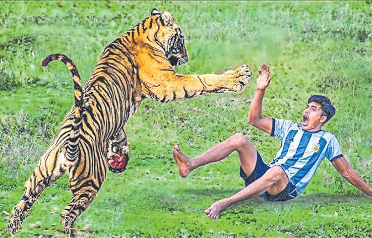 3247 people killed in tiger and elephant attacks in five years