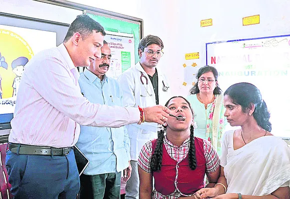 నులిపురుగుల నివారణకు కృషి
