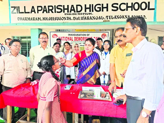 నులిపురుగుల నివారణతో సంపూర్ణ ఆరోగ్యం