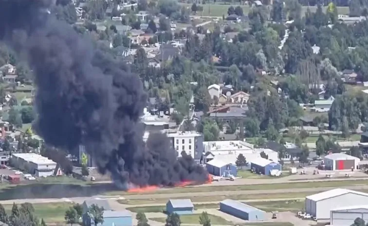Montana Plane Crash Plane Crashes Into Parked Aircraft