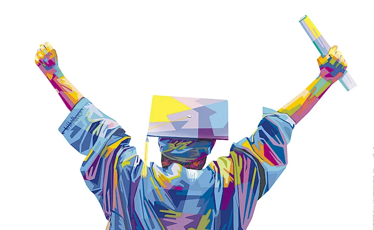 There are 10 students of which three are graduates