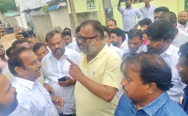 Minister Ramprasad Reddy Outrage In Ontimitta
