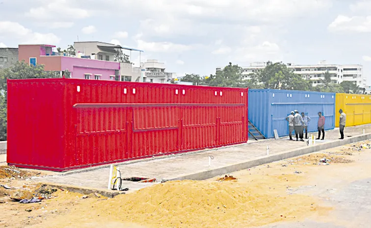 TDP leaders encroaching on Mypad road and constructing market