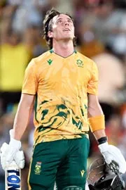 Dewald Brevis Creates History Slams Fastest Century against Australia in T20Is10